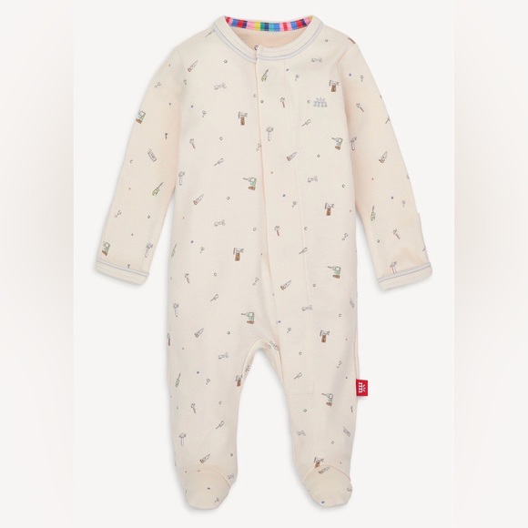 Magnetic Me Other - MagneticMe Organic Cotton Footie - 3-6 M - Fix It Friends